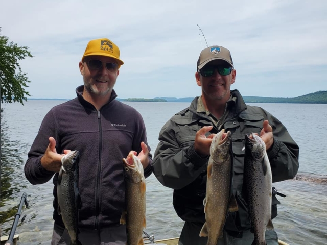 lake trout and landlocked salmon