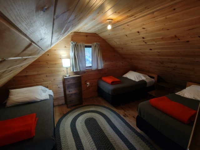 cabin with beds