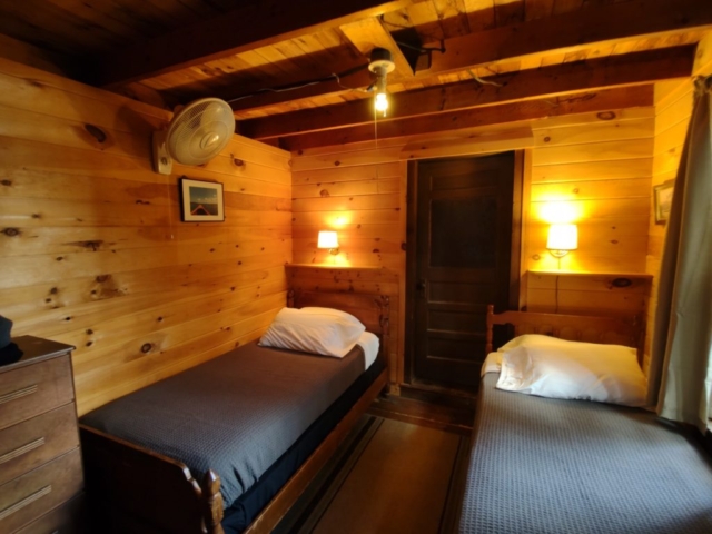 cabin with beds