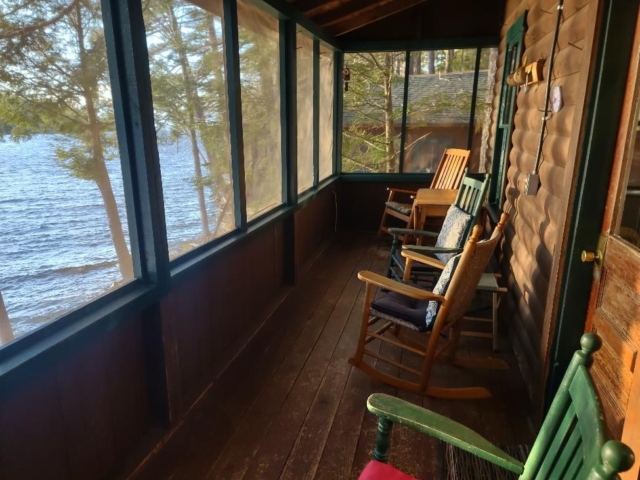 cabin porch
